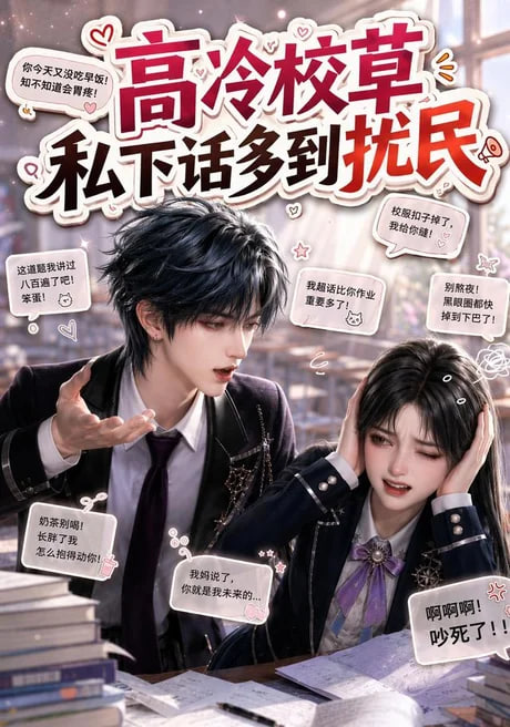 高冷校草私下话多到扰民(全集)